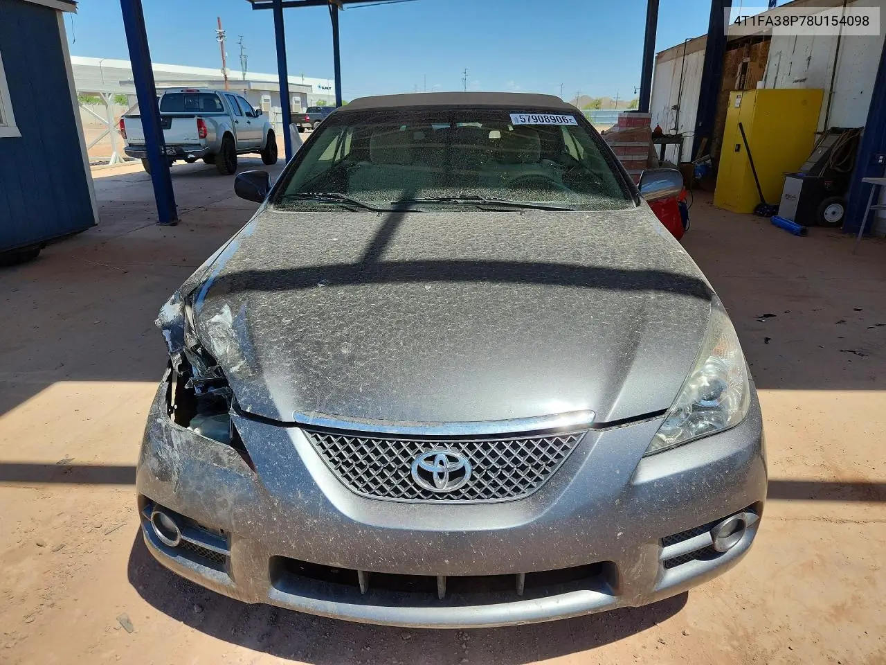 2008 Toyota Camry Solara Se V6 VIN: 4T1FA38P78U154098 Lot: 57908906