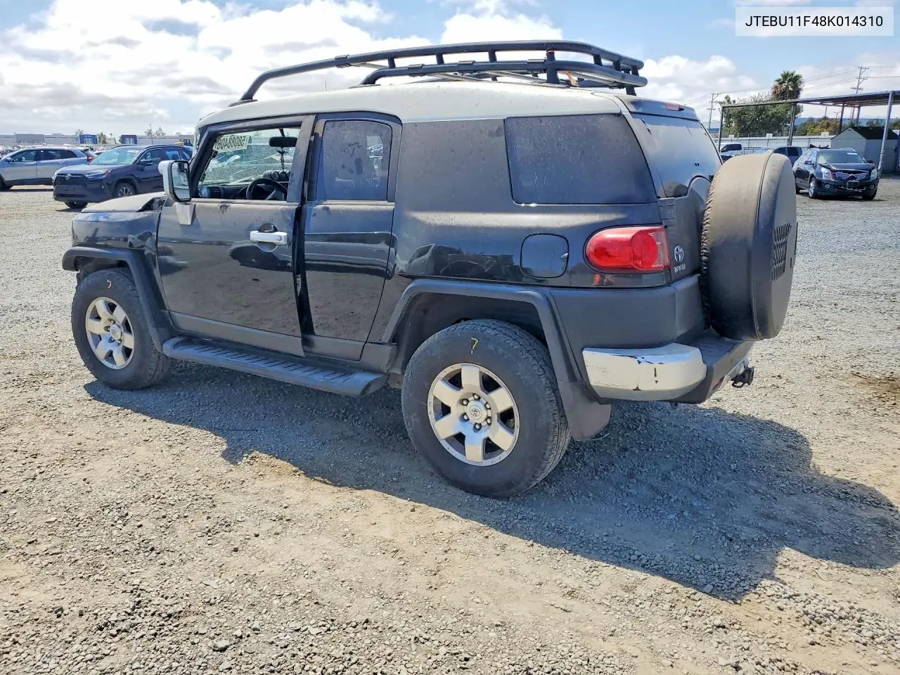 2008 Toyota Fj Cruiser Base VIN: JTEBU11F48K014310 Lot: 58088406