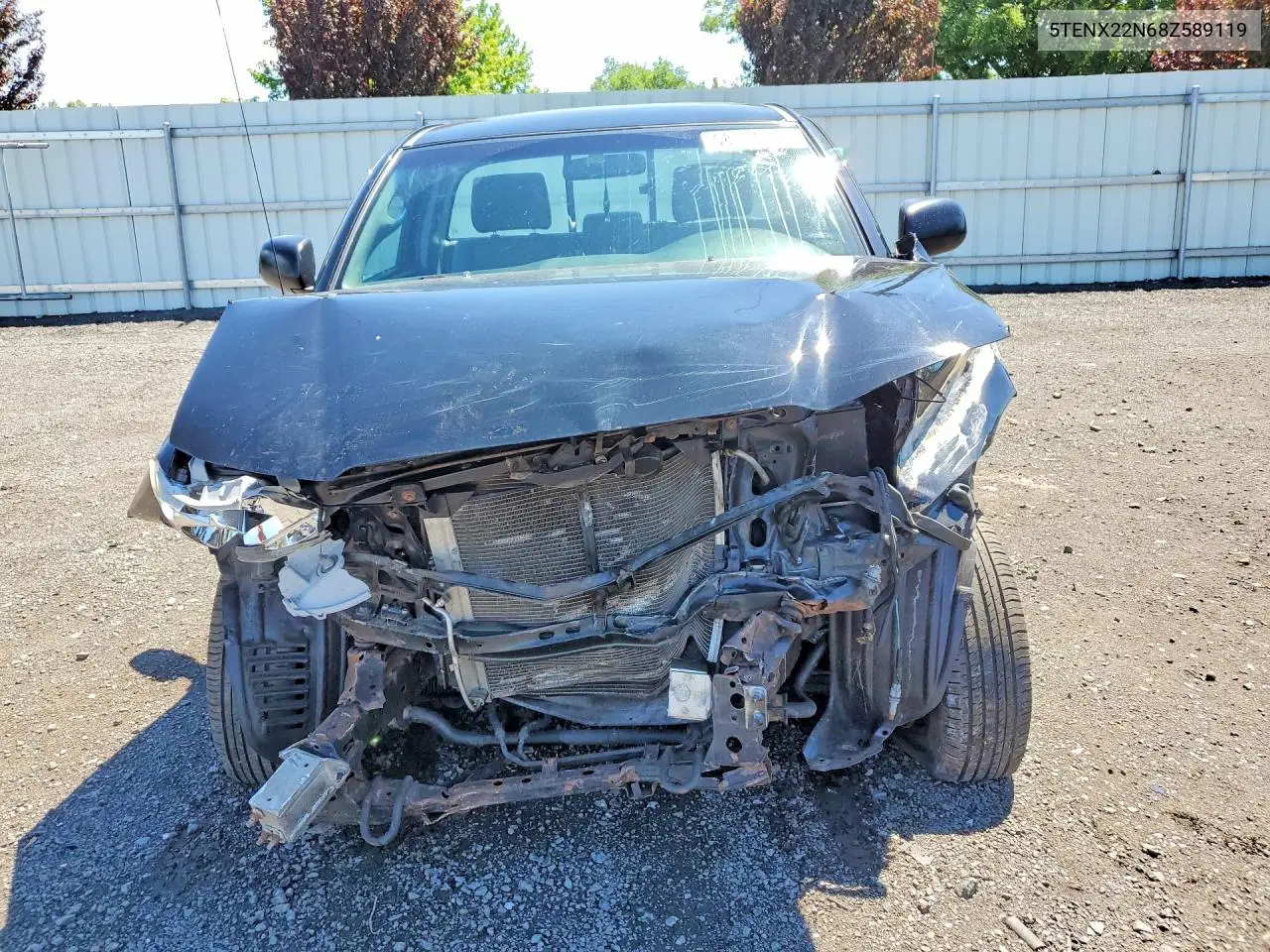 2008 Toyota Tacoma Base VIN: 5TENX22N68Z589119 Lot: 58134206