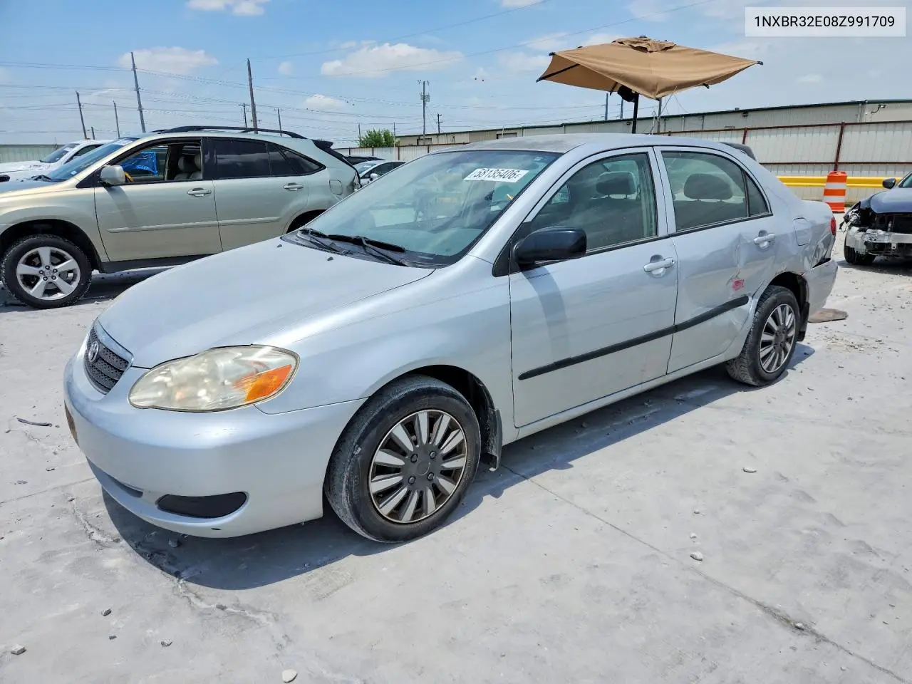 2008 Toyota Corolla Ce VIN: 1NXBR32E08Z991709 Lot: 58135406