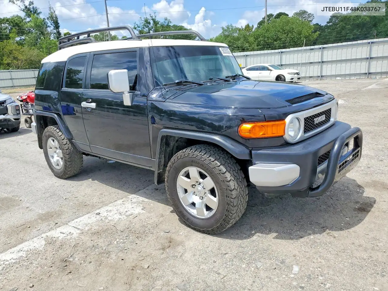 2008 Toyota Fj Cruiser Base VIN: JTEBU11F48K038767 Lot: 58353036
