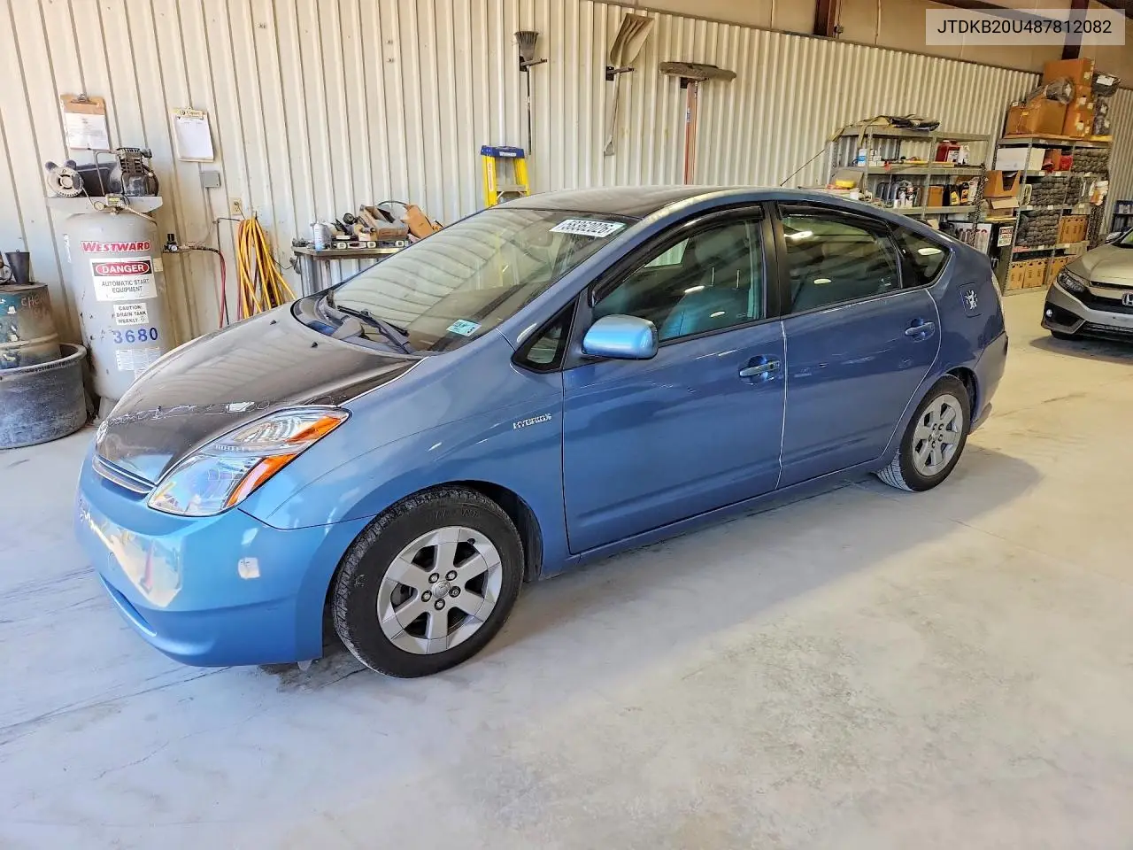 2008 Toyota Prius Base VIN: JTDKB20U487812082 Lot: 58362026