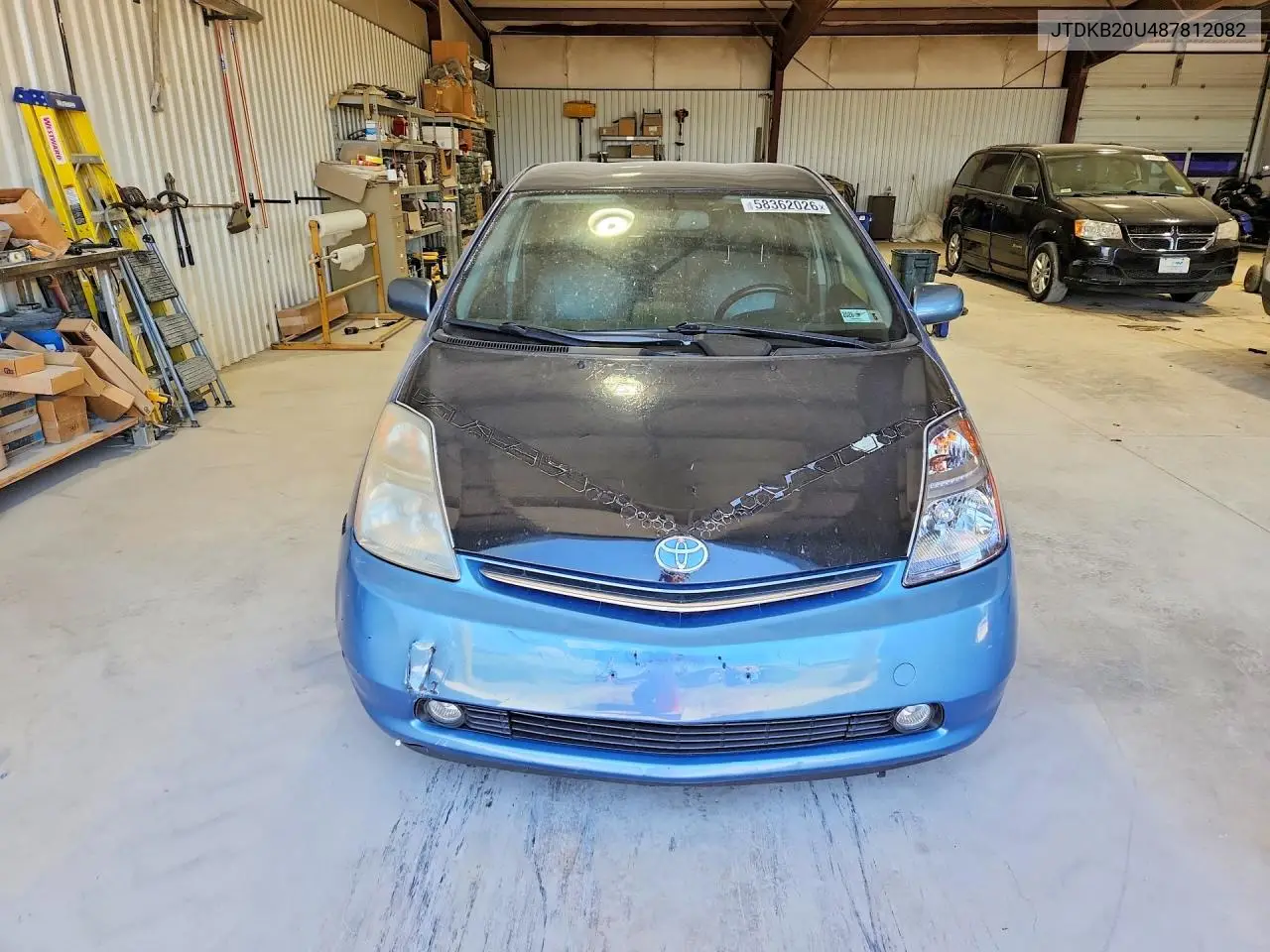 2008 Toyota Prius Base VIN: JTDKB20U487812082 Lot: 58362026