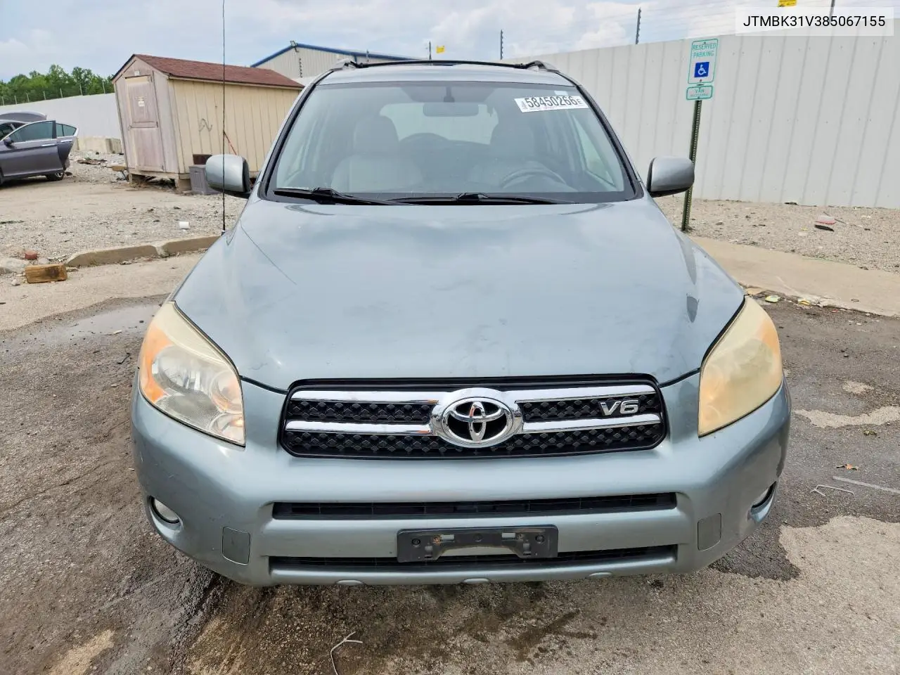 2008 Toyota Rav4 Limited VIN: JTMBK31V385067155 Lot: 58450266