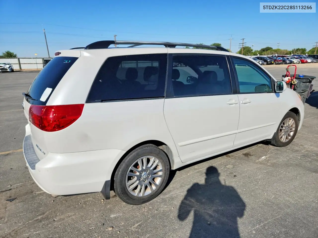2008 Toyota Sienna Xle VIN: 5TDZK22C28S113266 Lot: 58467106