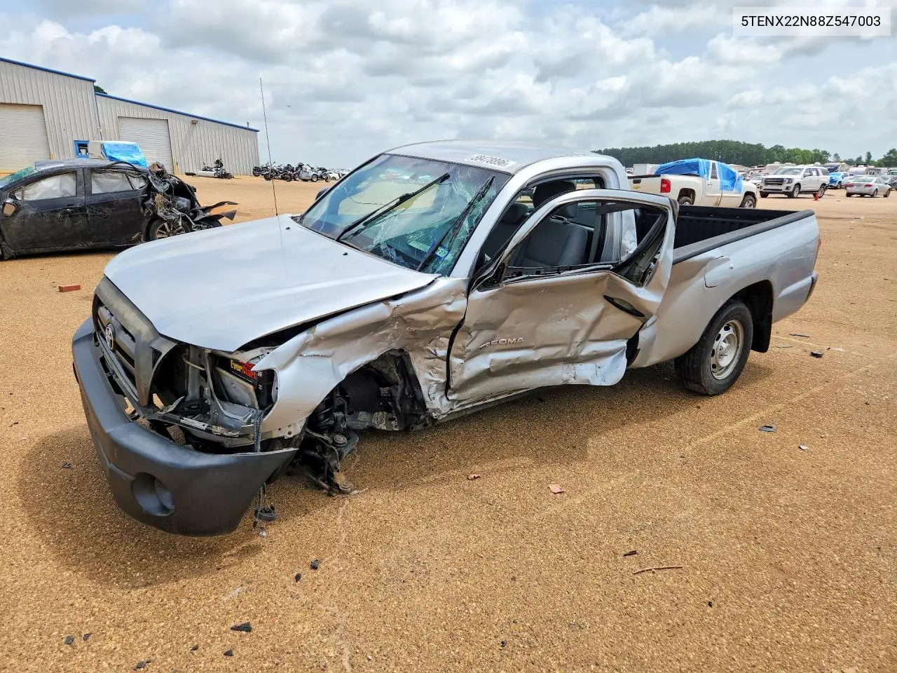 2008 Toyota Tacoma Base VIN: 5TENX22N88Z547003 Lot: 58478896