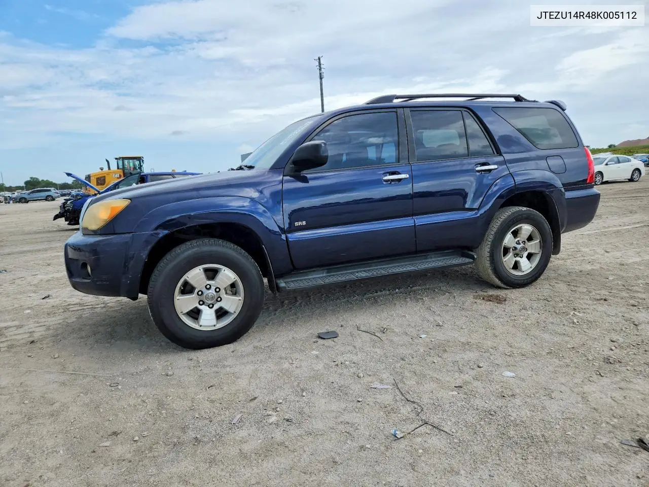 2008 Toyota 4Runner Sr5 VIN: JTEZU14R48K005112 Lot: 58651996
