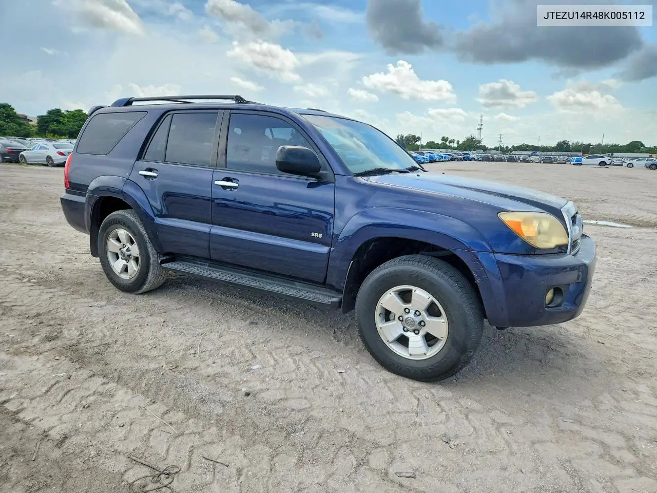 2008 Toyota 4Runner Sr5 VIN: JTEZU14R48K005112 Lot: 58651996