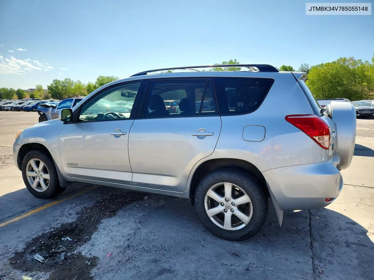 2008 Toyota Rav4 Limited VIN: JTMBK34V785055148 Lot: 59664016