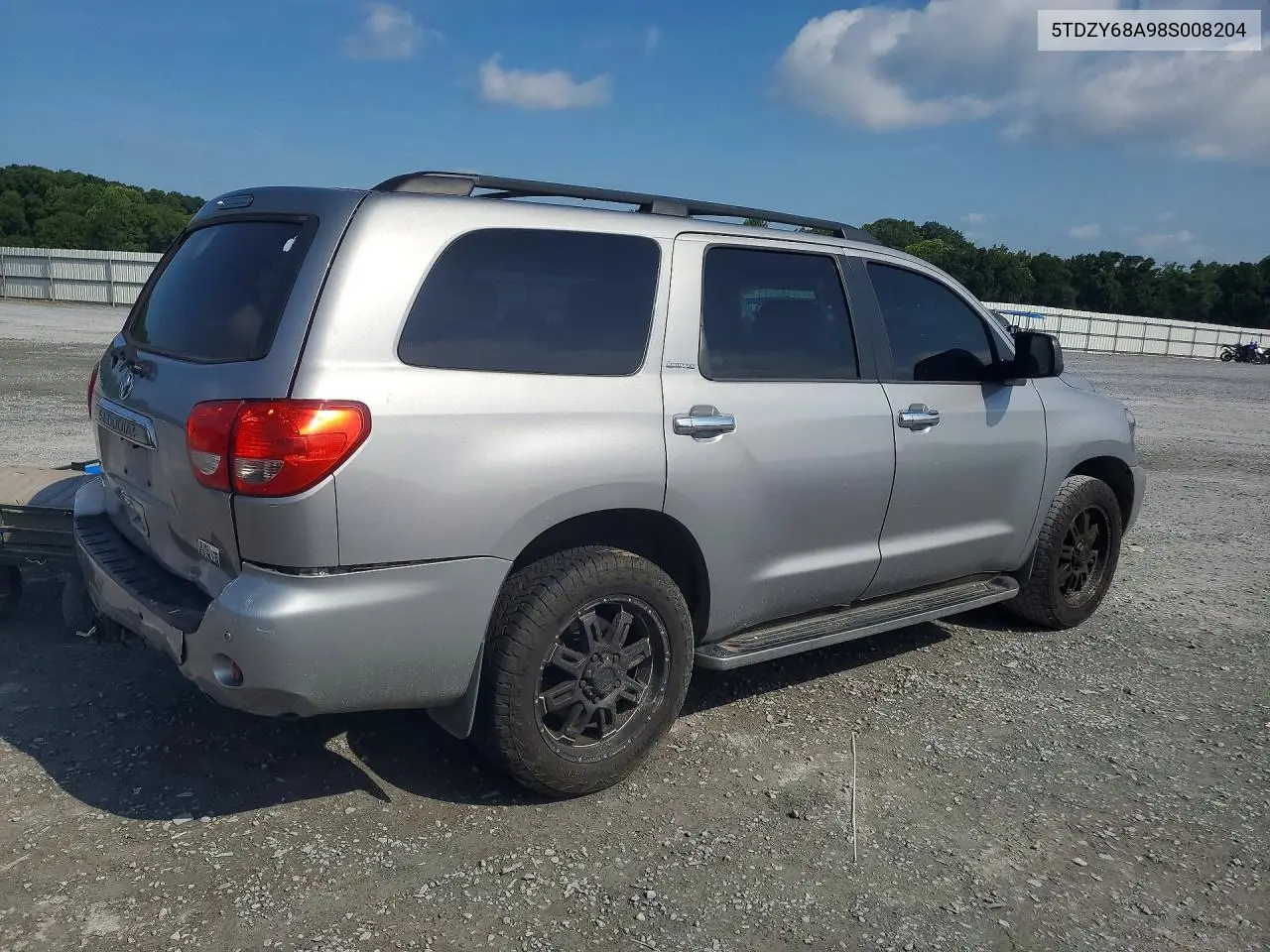 2008 Toyota Sequoia Limited VIN: 5TDZY68A98S008204 Lot: 60051166