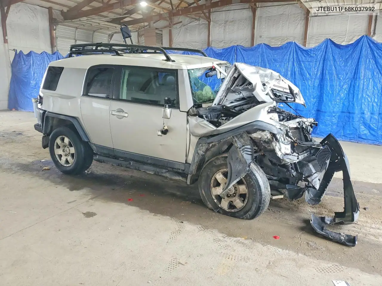 2008 Toyota Fj Cruiser Base VIN: JTEBU11F68K037992 Lot: 60053676