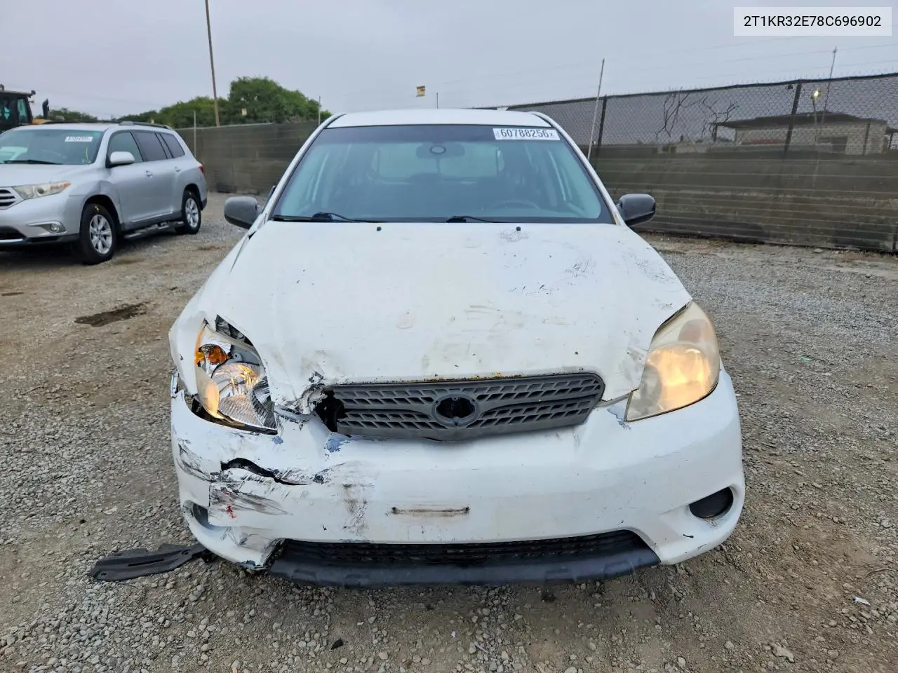 2008 Toyota Corolla Matrix Xr VIN: 2T1KR32E78C696902 Lot: 60788256