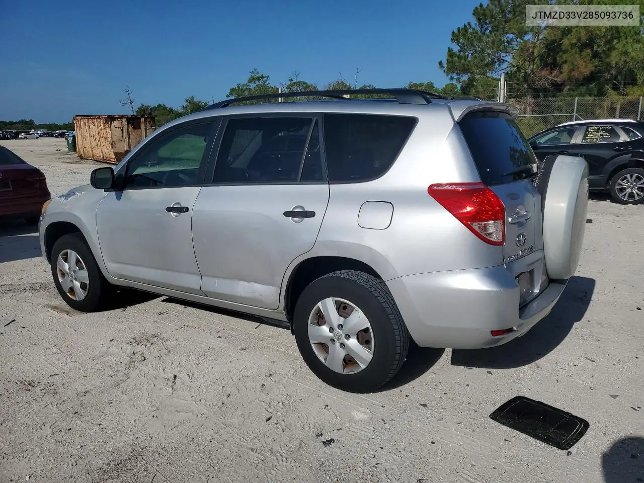 2008 Toyota Rav4 Base VIN: JTMZD33V285093736 Lot: 60896926