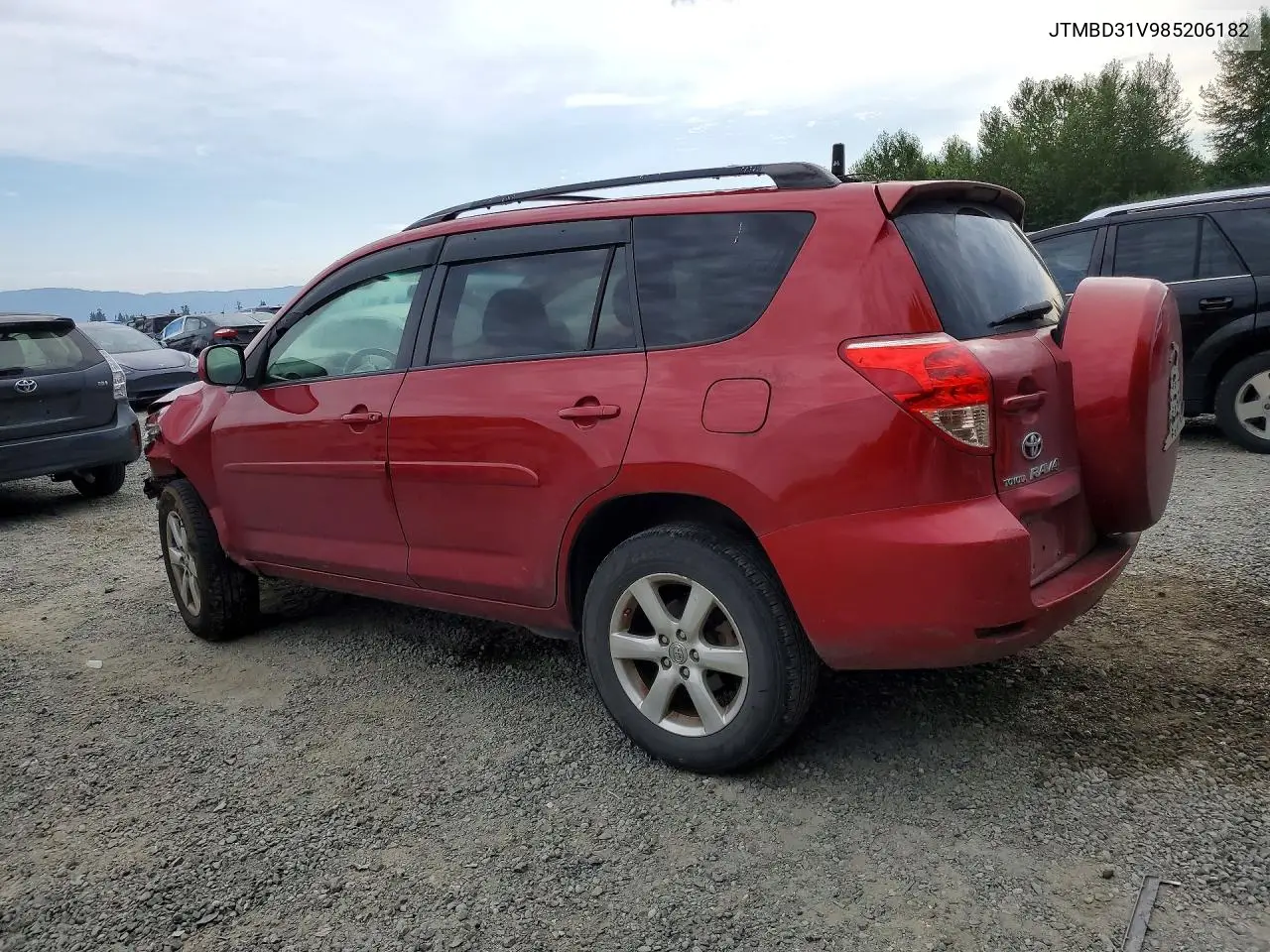 2008 Toyota Rav4 Limited VIN: JTMBD31V985206182 Lot: 61420836