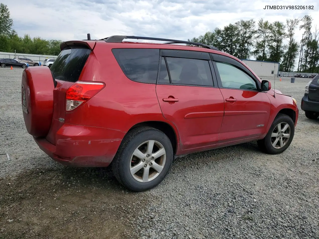 2008 Toyota Rav4 Limited VIN: JTMBD31V985206182 Lot: 61420836