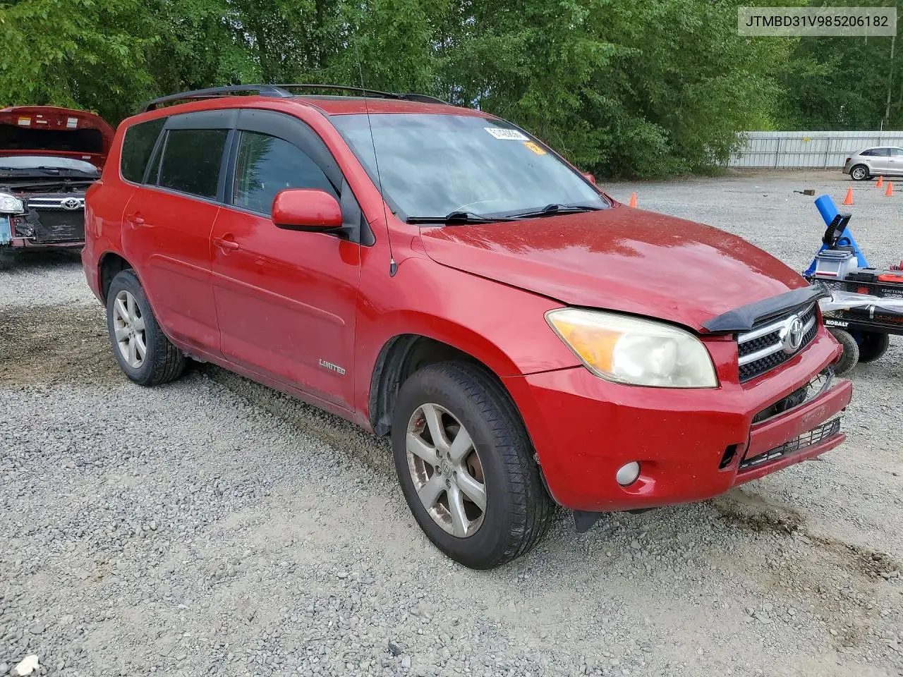 2008 Toyota Rav4 Limited VIN: JTMBD31V985206182 Lot: 61420836