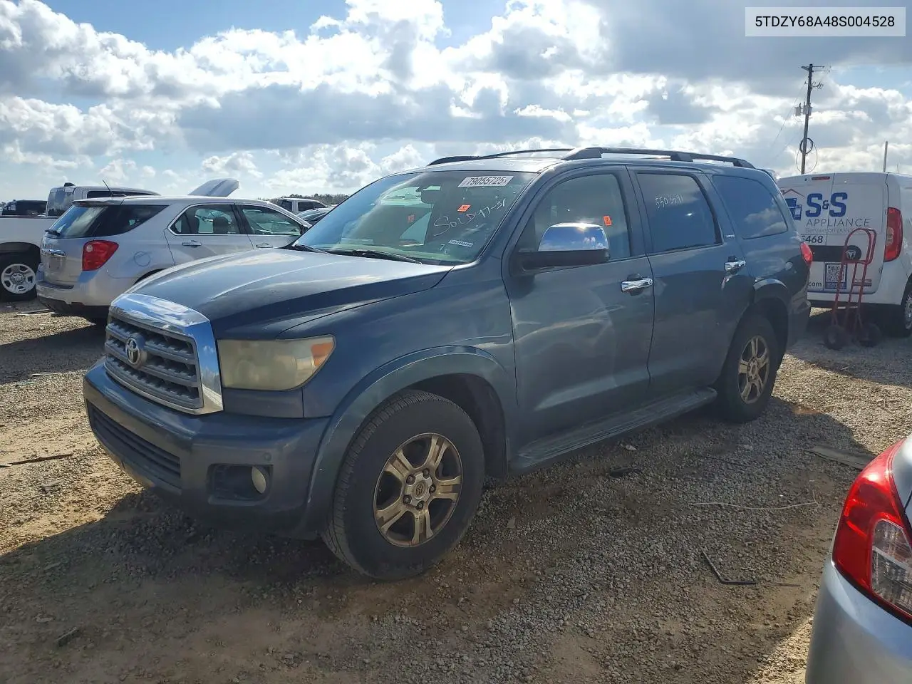 2008 Toyota Sequoia Limited VIN: 5TDZY68A48S004528 Lot: 79055725