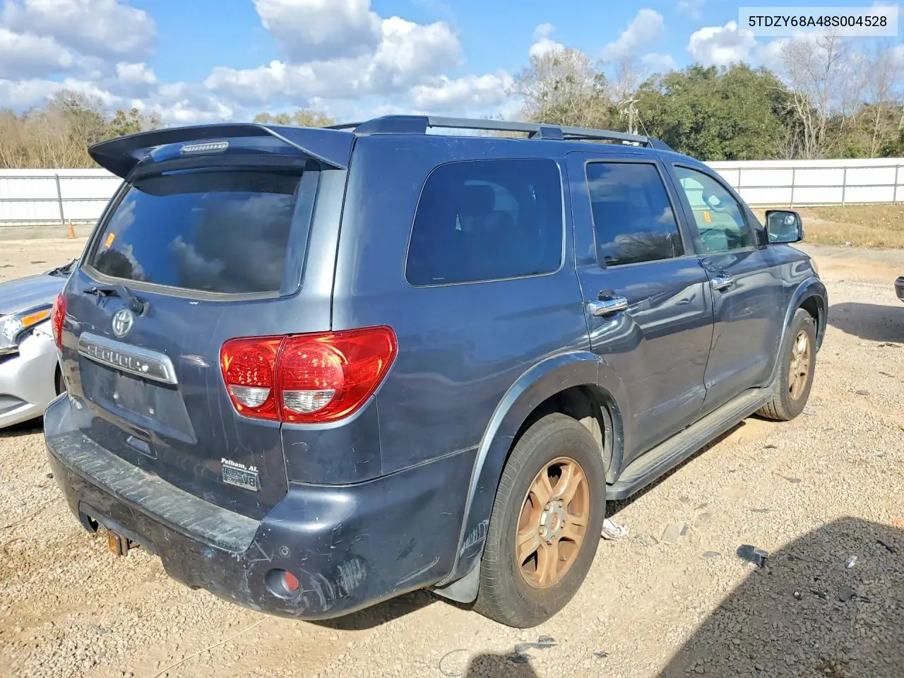 2008 Toyota Sequoia Limited VIN: 5TDZY68A48S004528 Lot: 79055725