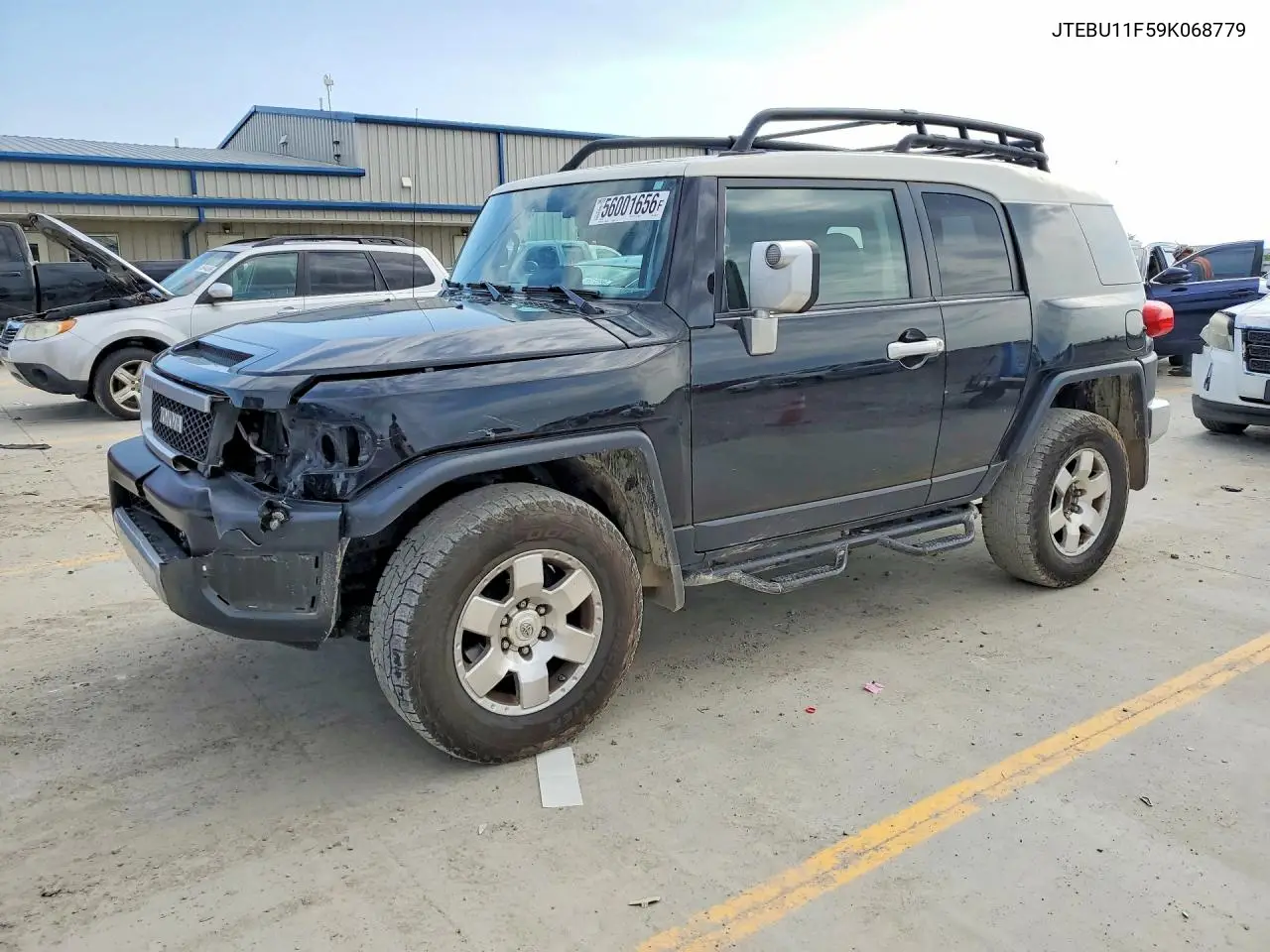 2009 Toyota Fj Cruiser Base VIN: JTEBU11F59K068779 Lot: 56001656