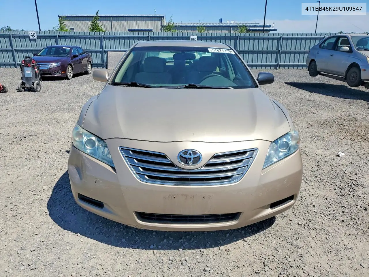 2009 Toyota Camry Hybrid VIN: 4T1BB46K29U109547 Lot: 57674216