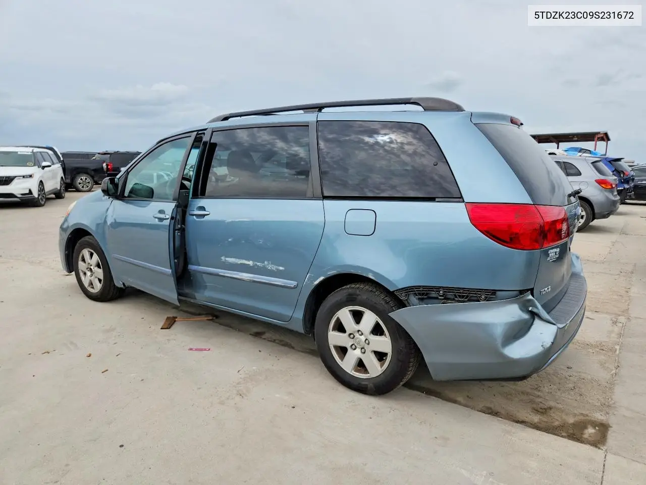 2009 Toyota Sienna Le 7-Passenger VIN: 5TDZK23C09S231672 Lot: 58100786