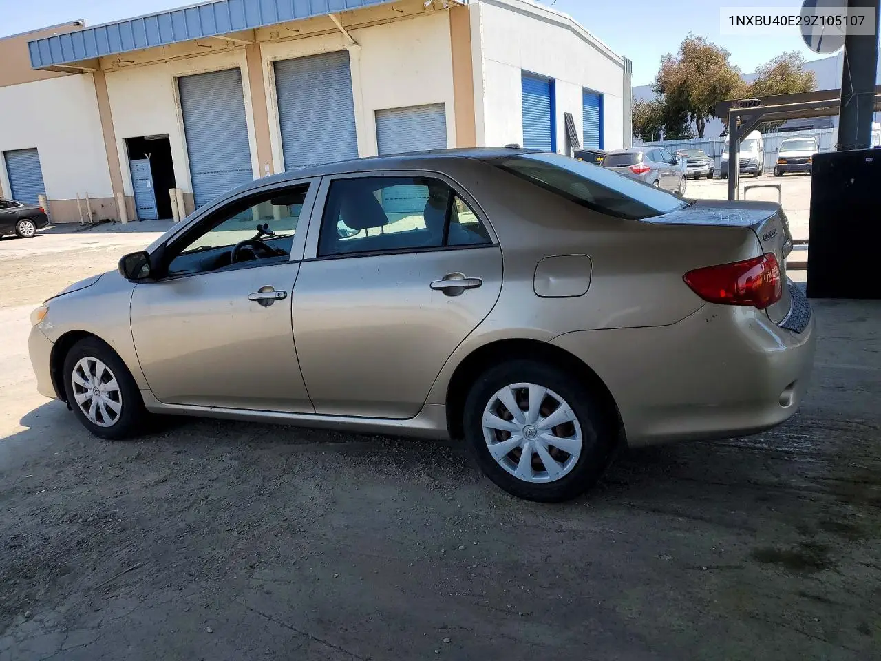 2009 Toyota Corolla Base VIN: 1NXBU40E29Z105107 Lot: 58136376
