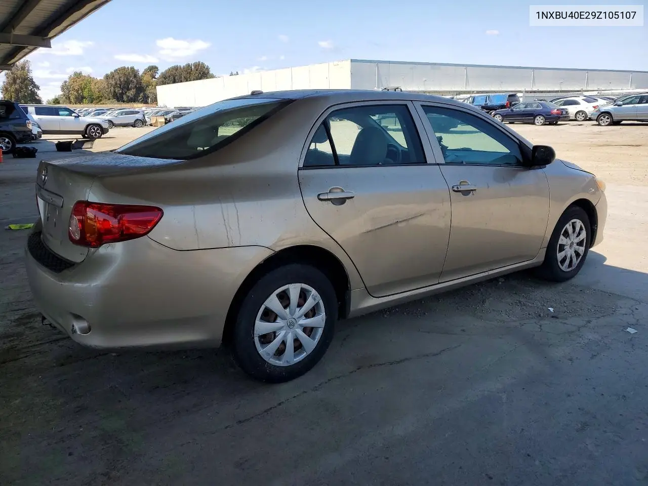 2009 Toyota Corolla Base VIN: 1NXBU40E29Z105107 Lot: 58136376