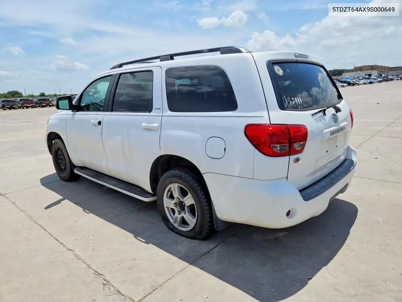 2009 Toyota Sequoia Sr5 VIN: 5TDZT64AX9S000649 Lot: 58511876