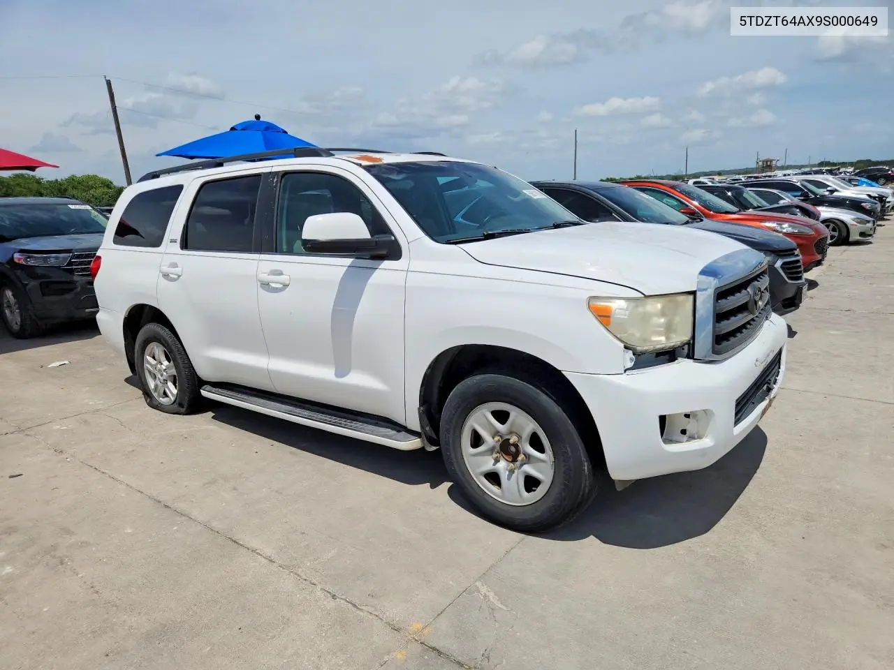 2009 Toyota Sequoia Sr5 VIN: 5TDZT64AX9S000649 Lot: 58511876