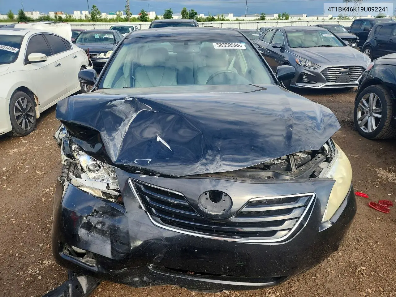 2009 Toyota Camry Xle V6 VIN: 4T1BK46K19U092241 Lot: 58550586