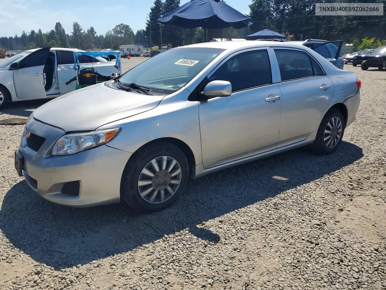 2009 Toyota Corolla Le VIN: 1NXBU40E89Z062666 Lot: 58586356