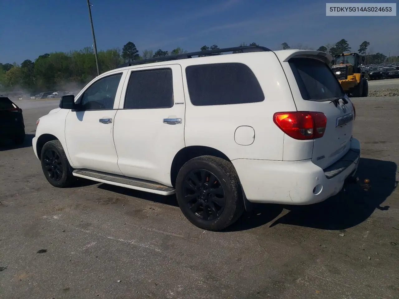 2010 Toyota Sequoia Limited VIN: 5TDKY5G14AS024653 Lot: 47740596