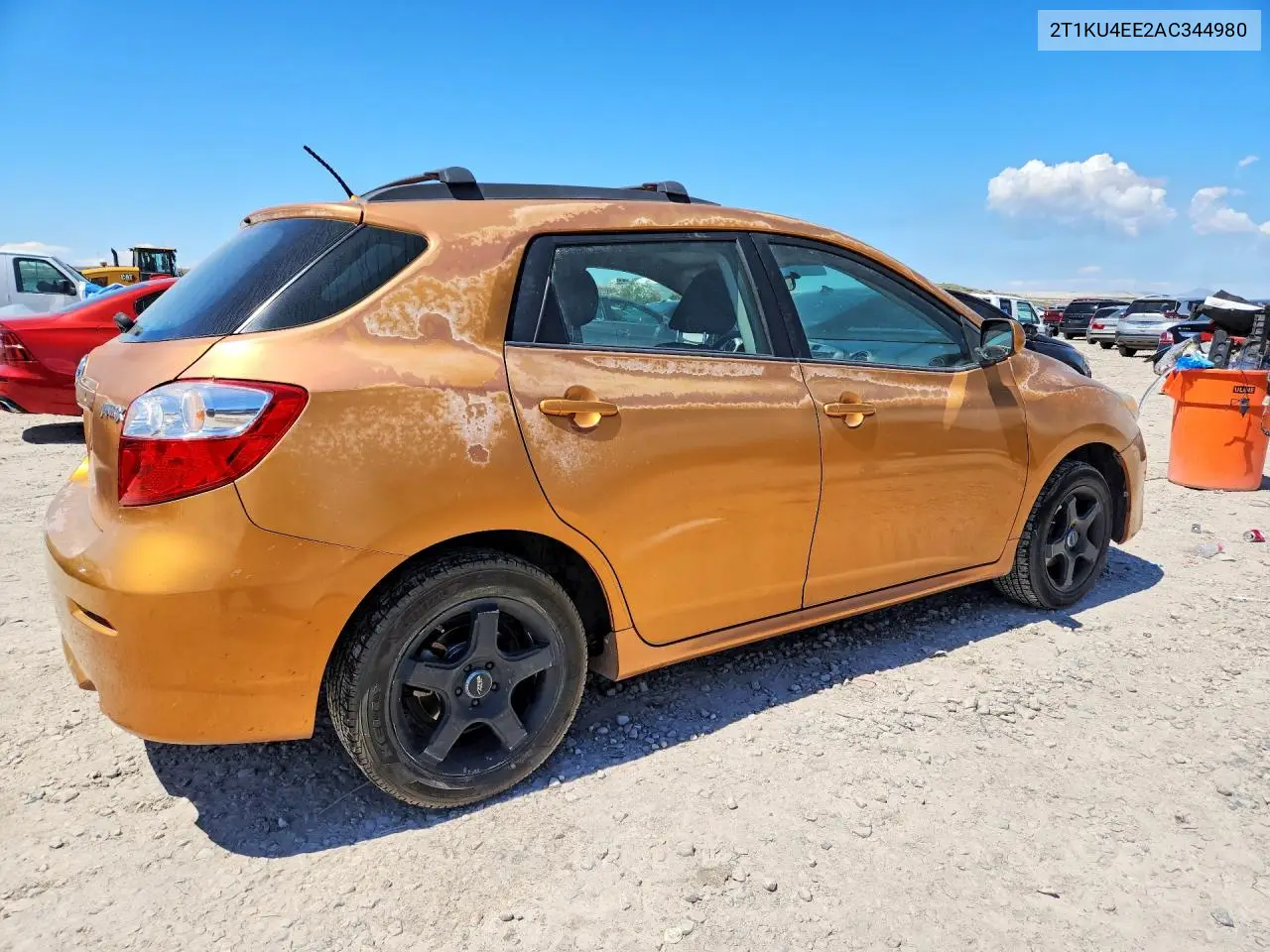 2010 Toyota Matrix Base VIN: 2T1KU4EE2AC344980 Lot: 52047576