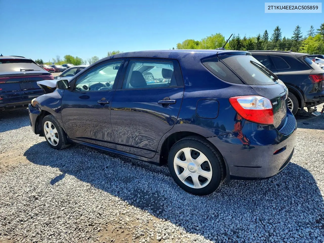 2010 Toyota Matrix Base VIN: 2T1KU4EE2AC505859 Lot: 55543666