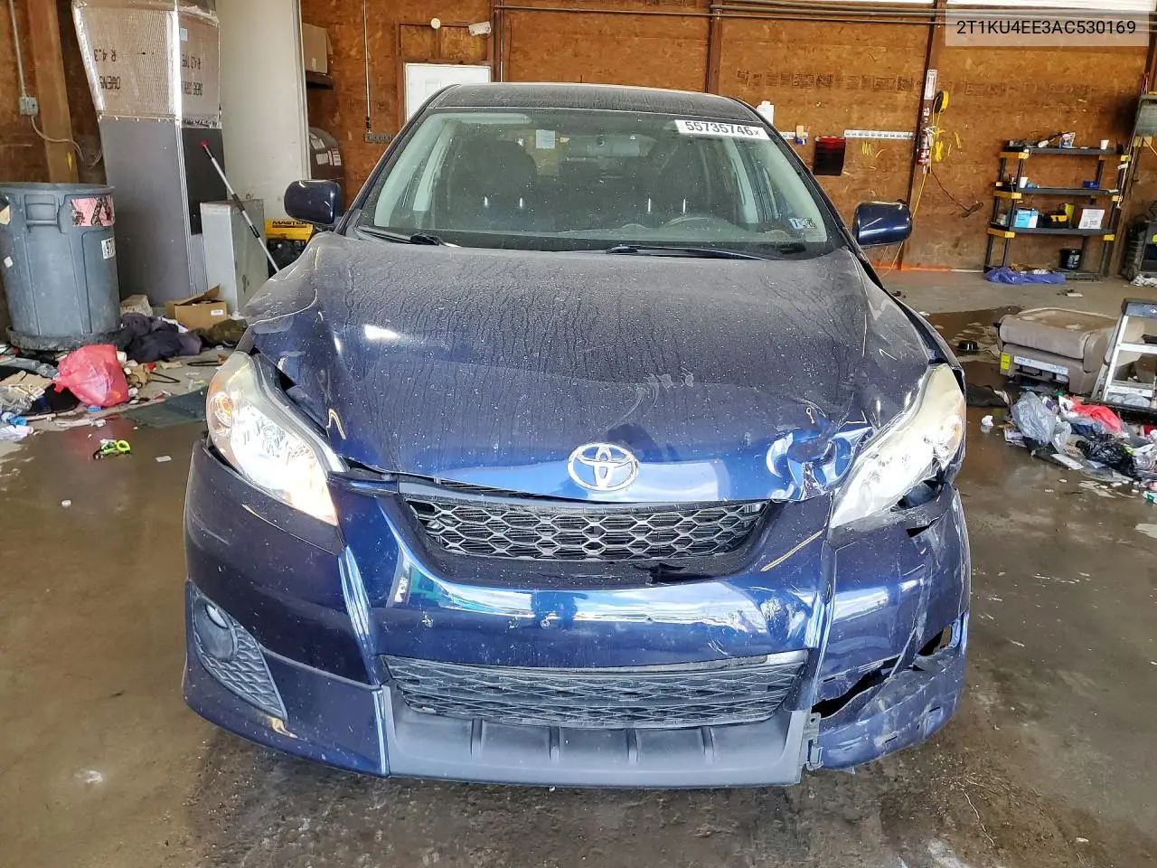 2010 Toyota Matrix Base VIN: 2T1KU4EE3AC530169 Lot: 55735746