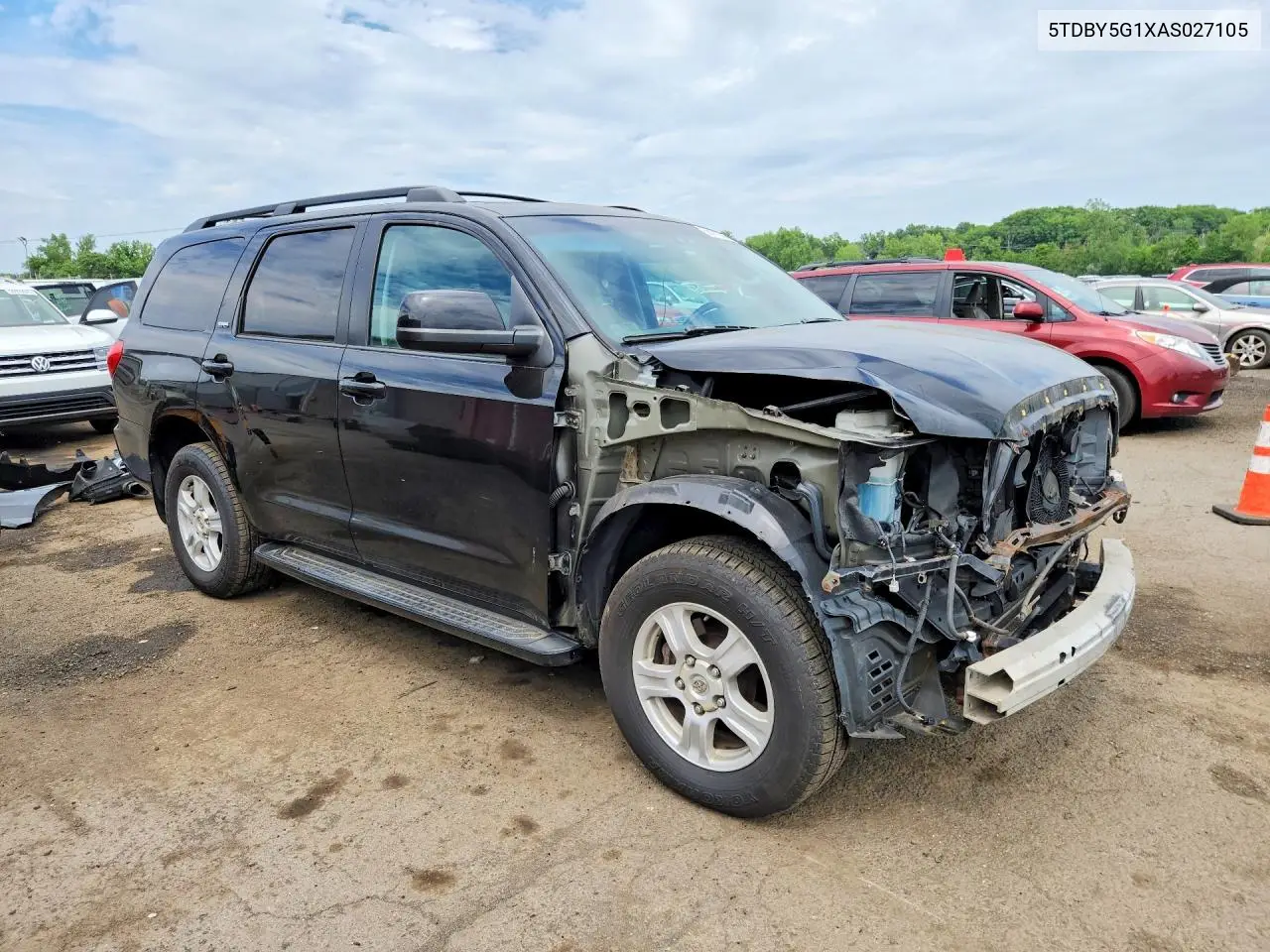 2010 Toyota Sequoia Sr5 VIN: 5TDBY5G1XAS027105 Lot: 56471756