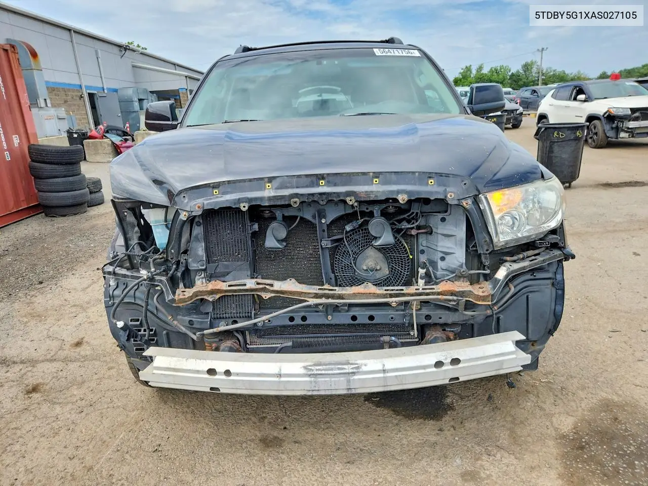 2010 Toyota Sequoia Sr5 VIN: 5TDBY5G1XAS027105 Lot: 56471756