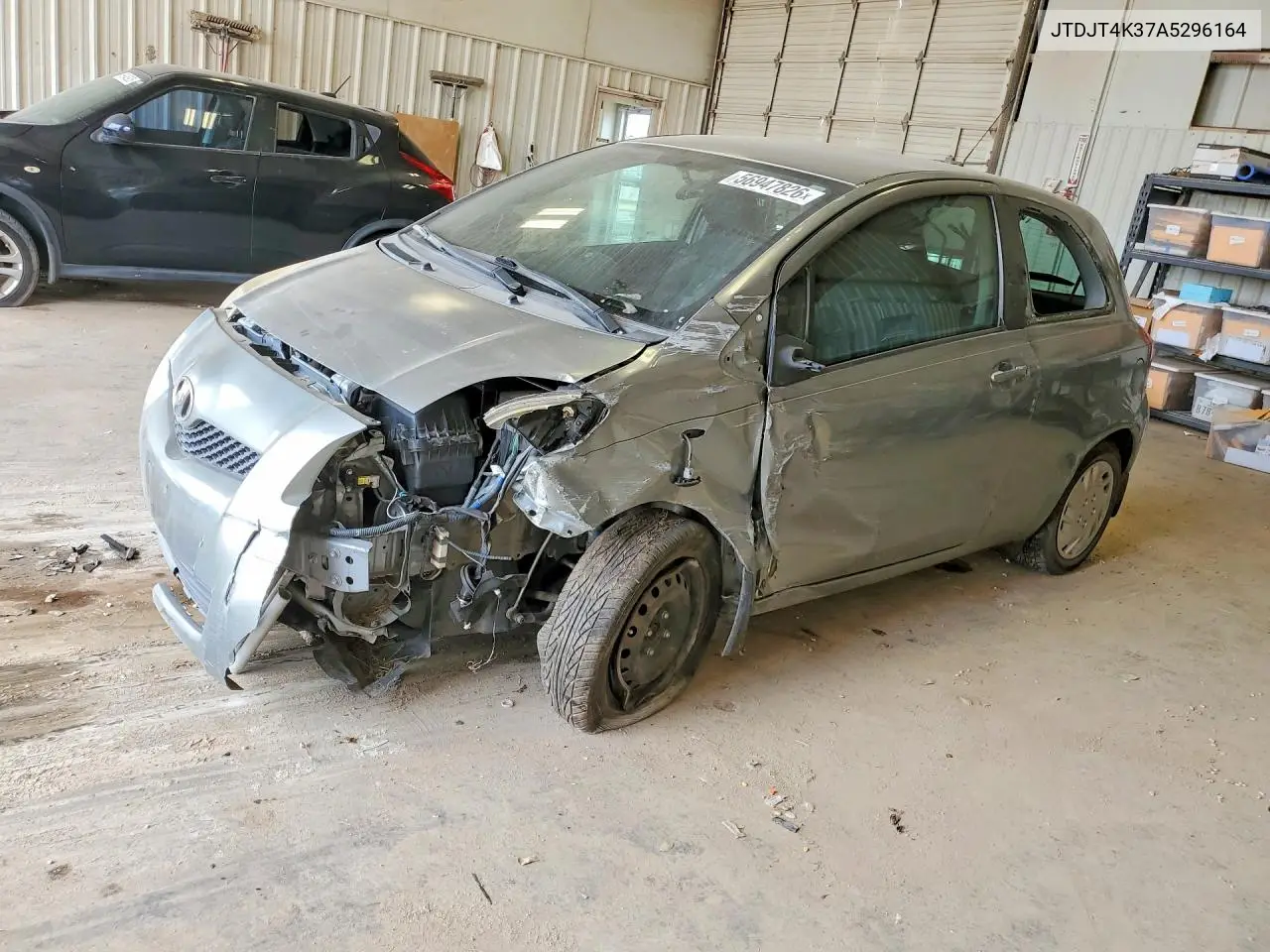 2010 Toyota Yaris Base VIN: JTDJT4K37A5296164 Lot: 56947826