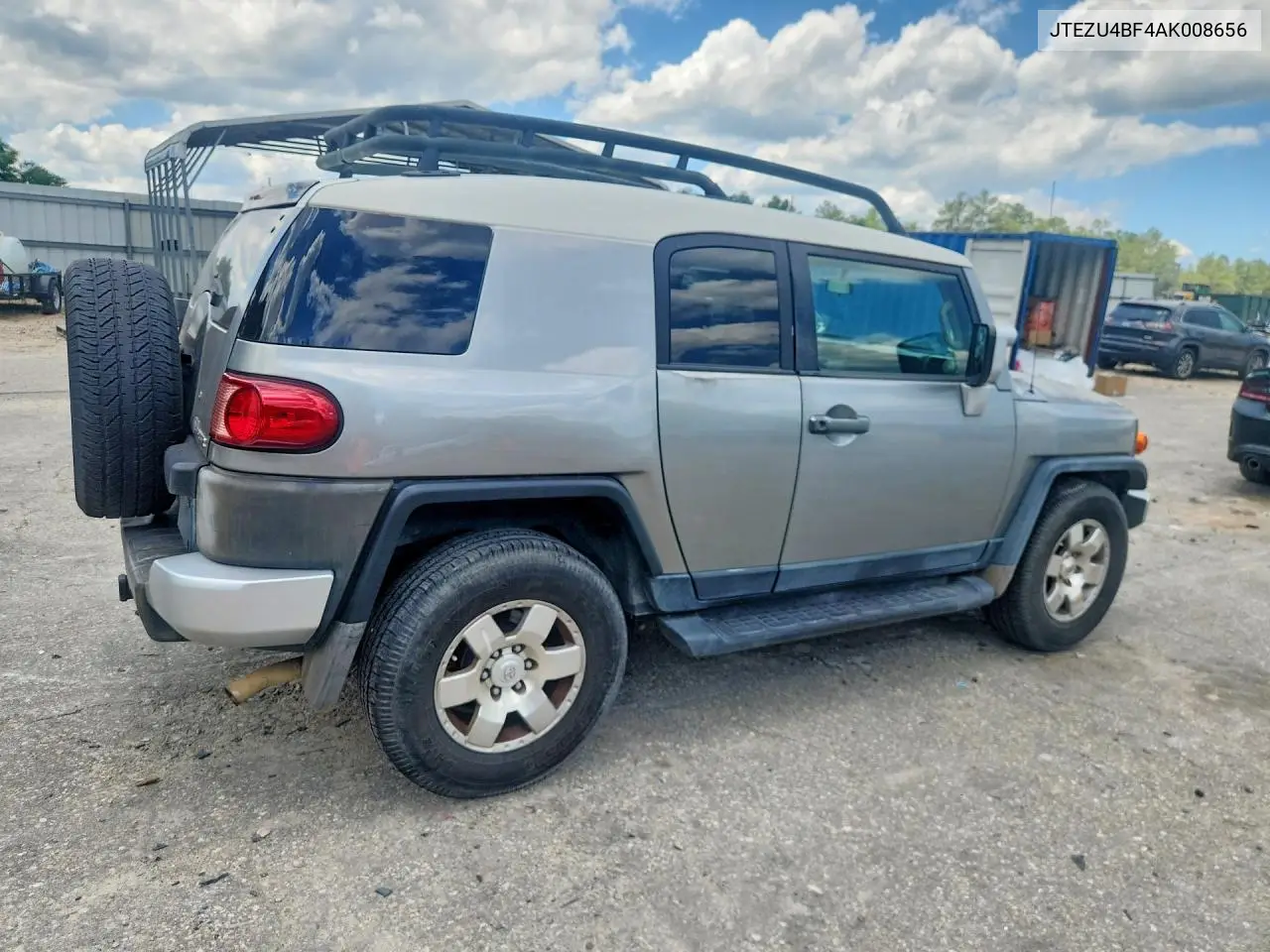2010 Toyota Fj Cruiser Base VIN: JTEZU4BF4AK008656 Lot: 57146236