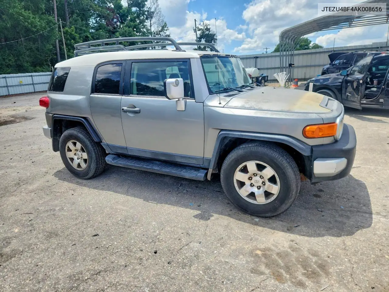 2010 Toyota Fj Cruiser Base VIN: JTEZU4BF4AK008656 Lot: 57146236