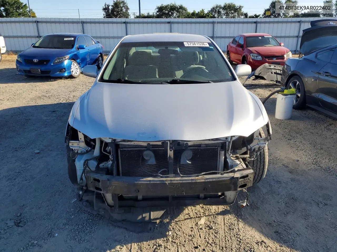2010 Toyota Camry Le VIN: 4T4BF3EK9AR022402 Lot: 57561536