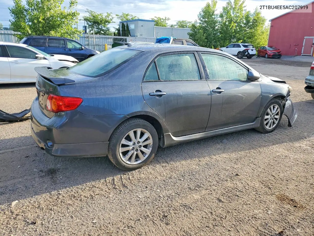 2010 Toyota Corolla Base VIN: 2T1BU4EE5AC207919 Lot: 57774736