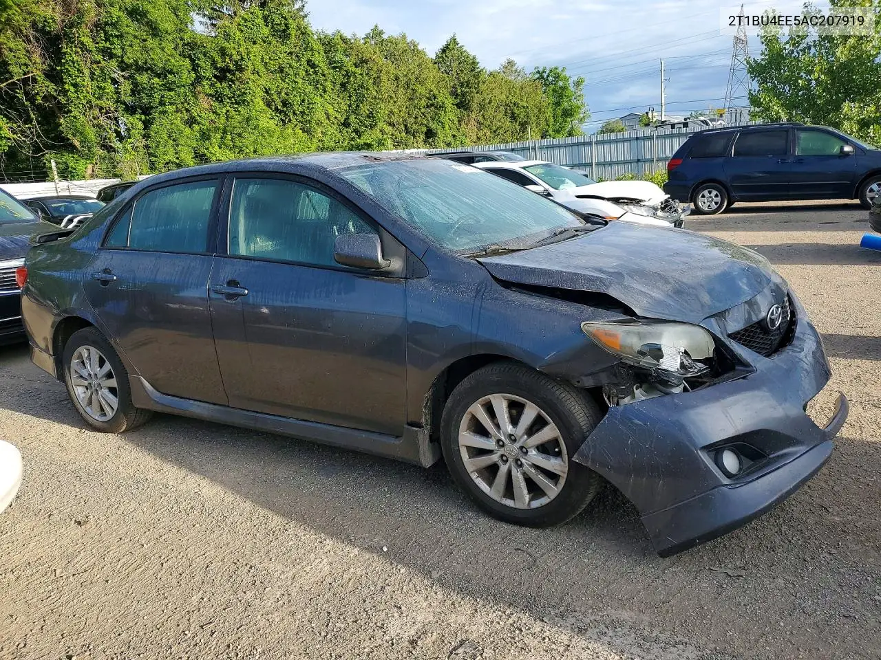 2010 Toyota Corolla Base VIN: 2T1BU4EE5AC207919 Lot: 57774736