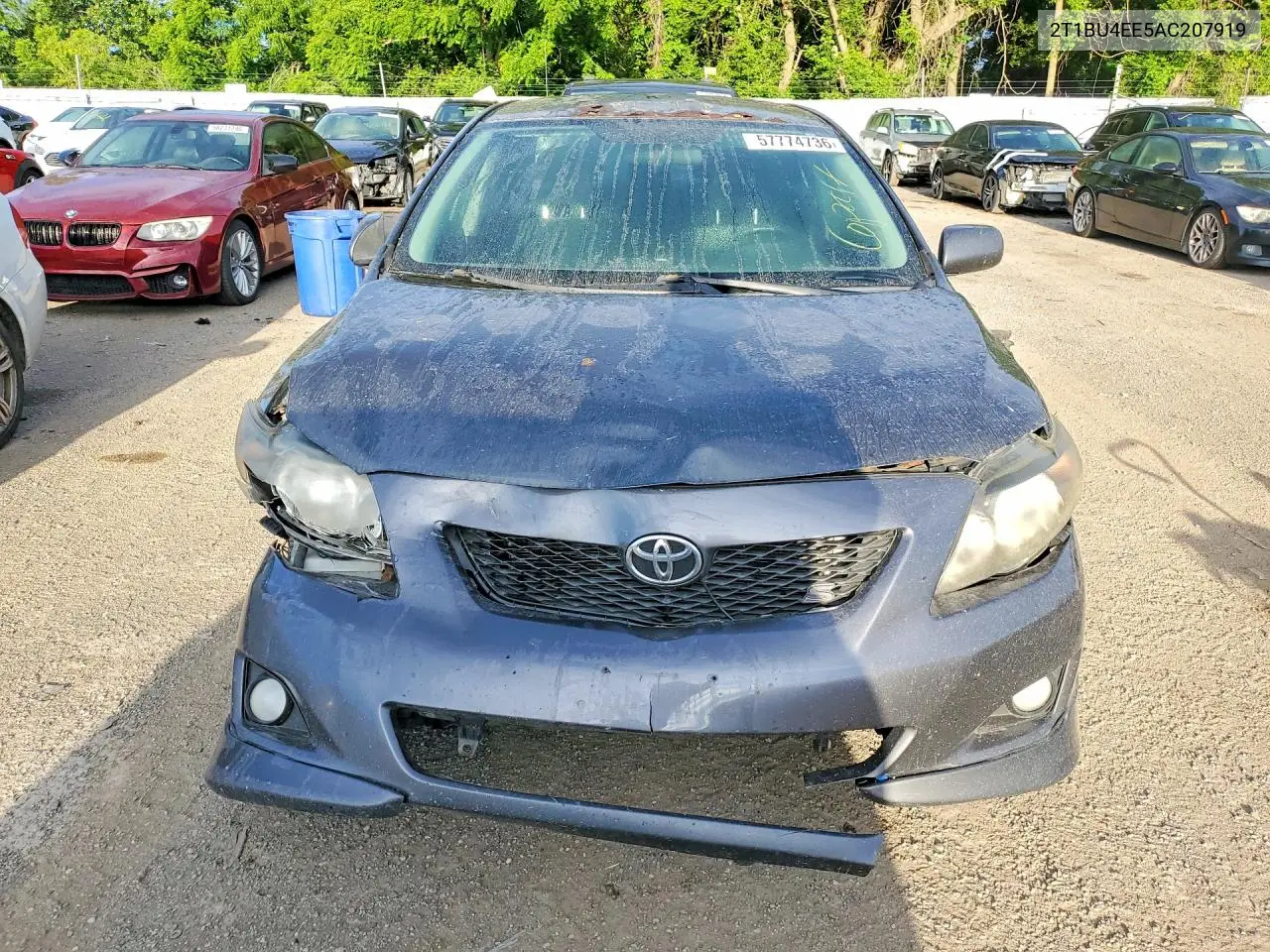 2010 Toyota Corolla Base VIN: 2T1BU4EE5AC207919 Lot: 57774736