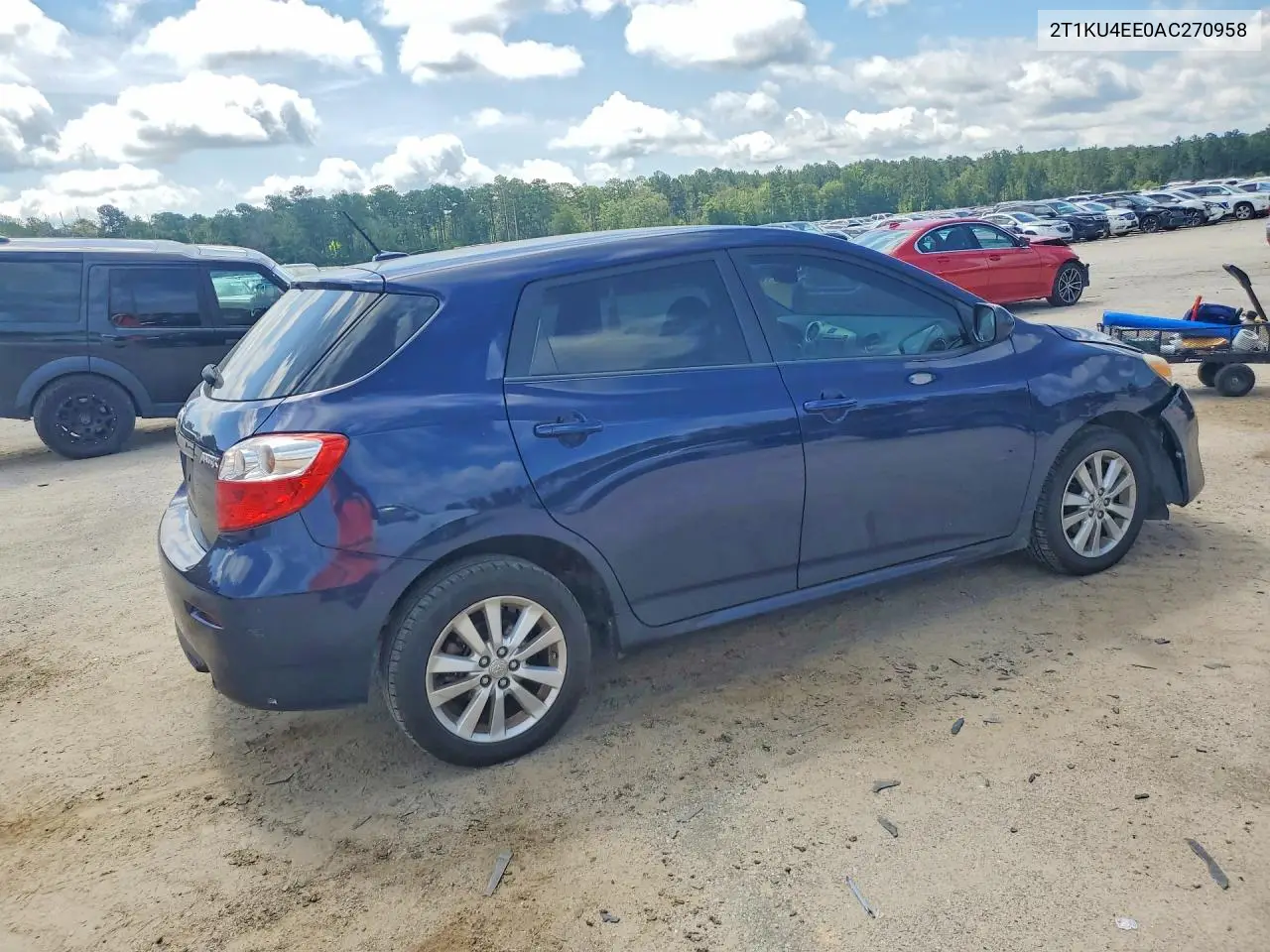 2010 Toyota Matrix Base VIN: 2T1KU4EE0AC270958 Lot: 58044226