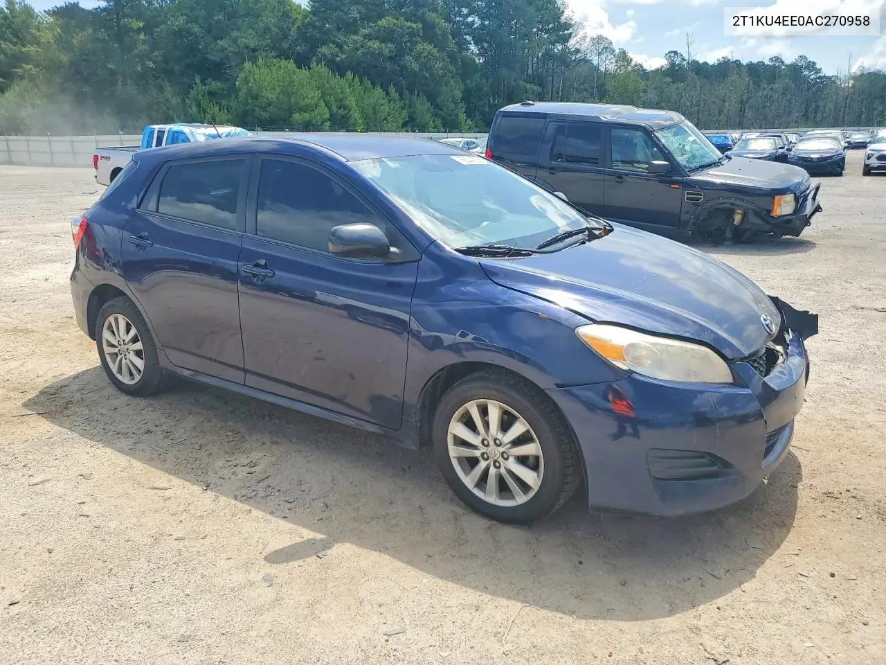 2010 Toyota Matrix Base VIN: 2T1KU4EE0AC270958 Lot: 58044226
