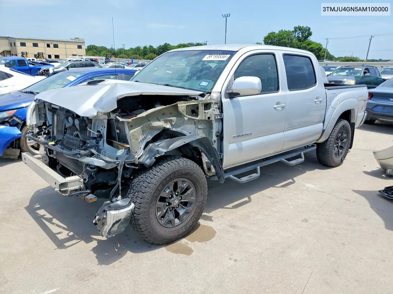 2010 Toyota Tacoma Double Cab Prerunner VIN: 3TMJU4GN5AM100000 Lot: 58199556