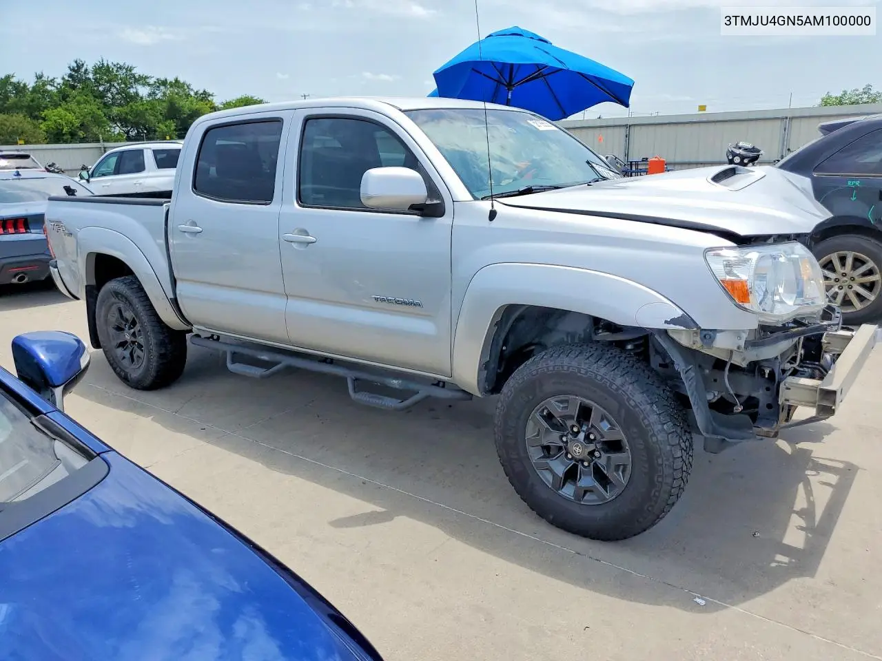 2010 Toyota Tacoma Double Cab Prerunner VIN: 3TMJU4GN5AM100000 Lot: 58199556