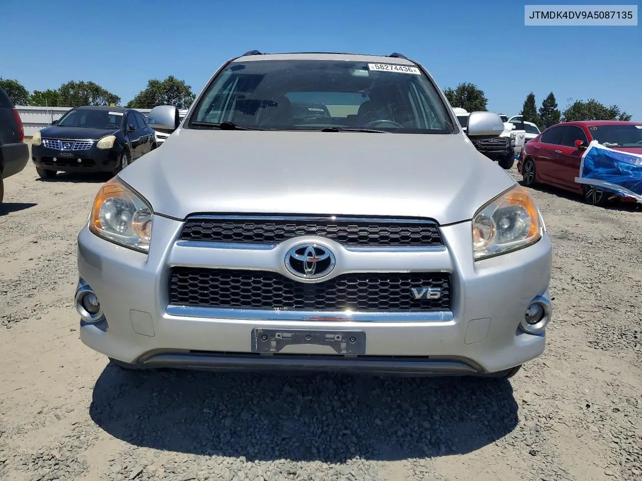 2010 Toyota Rav4 Limited VIN: JTMDK4DV9A5087135 Lot: 58274436