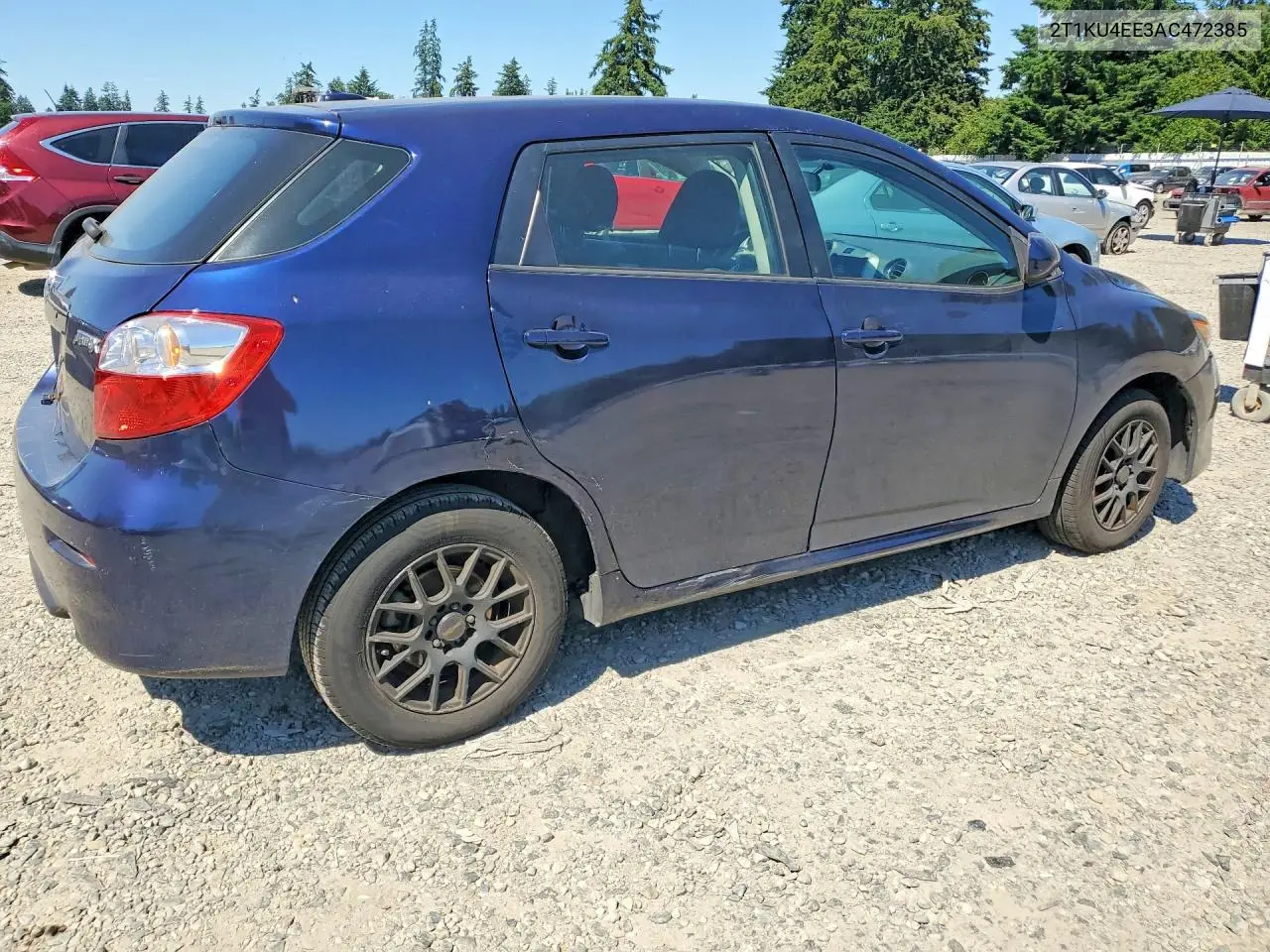 2010 Toyota Matrix Base VIN: 2T1KU4EE3AC472385 Lot: 58473706